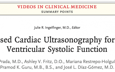 Focused Cardiac Ultrasonography for Left Ventricular Systolic Function