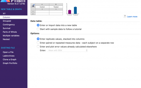 Graphpad _方差分析