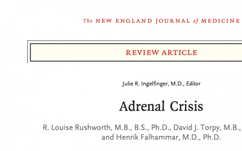 nejm综述：肾上腺危象