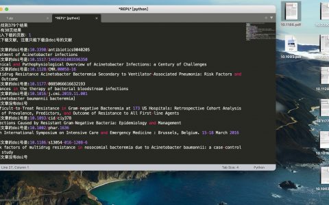 用Python批量下载文献