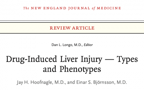 NEJM: 药物性肝损伤的类型和表型