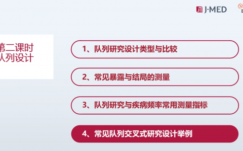 《队列研究的临床应用》系列课：7_病例队列研究和巣式病例对照研究
