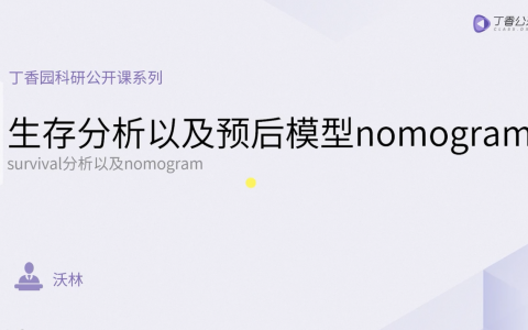 R语言:预后模型构建列线图