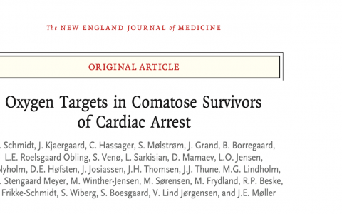 NEJM:心脏停搏后昏迷幸存者的氧合目标