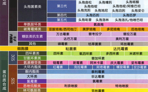 抗菌药物谱和抗生素分类