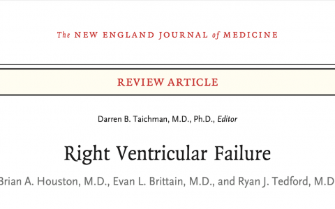 NEJM：右心室衰竭