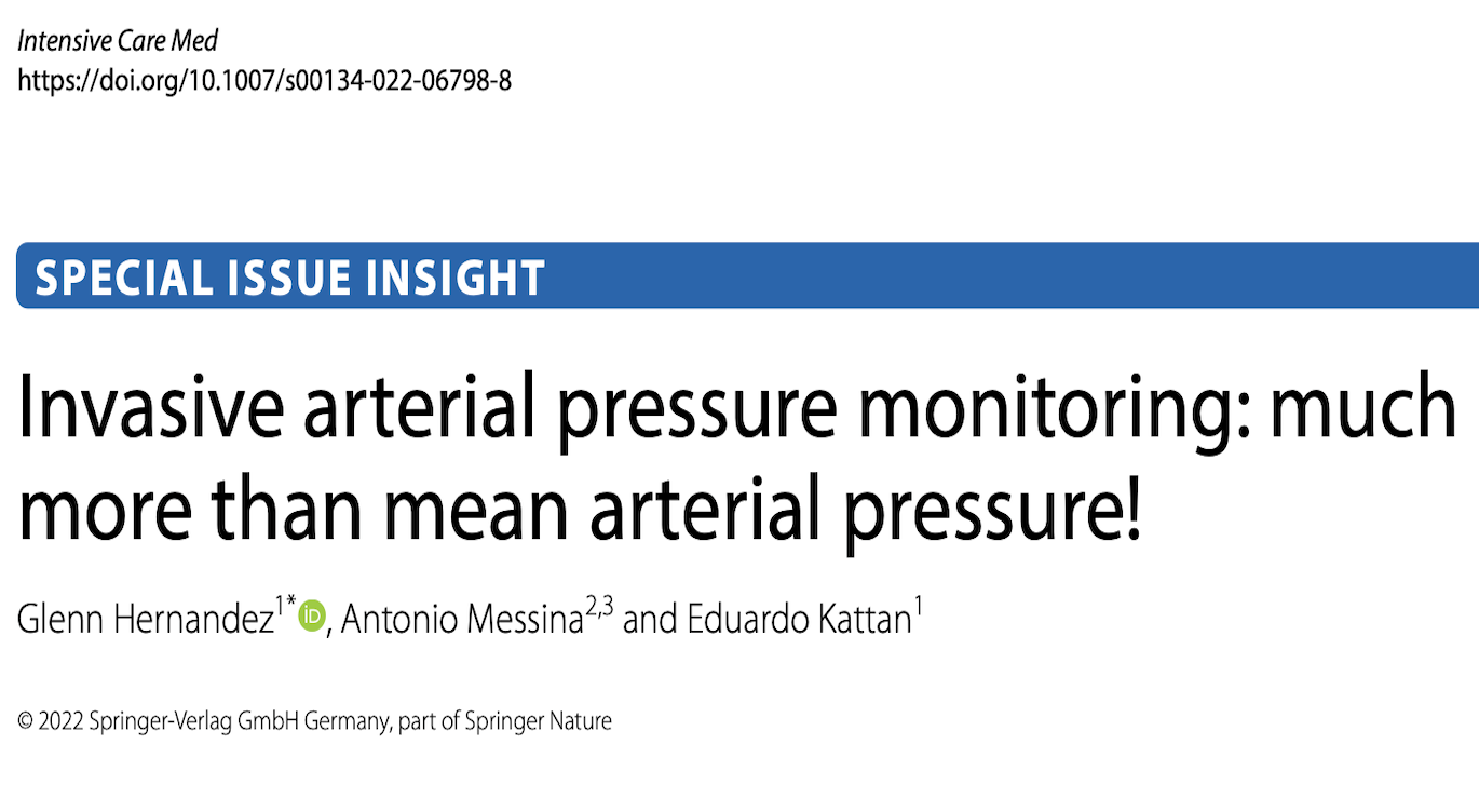 ICM:有创动脉压监测：远不止平均动脉压！