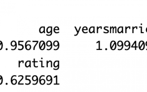 R语言-logistics回归分析