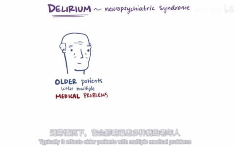 【Osmosis】谵妄 Delirium