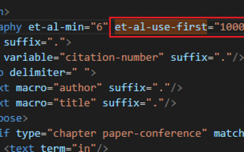 Zotero怎么设置参考文献作者全部