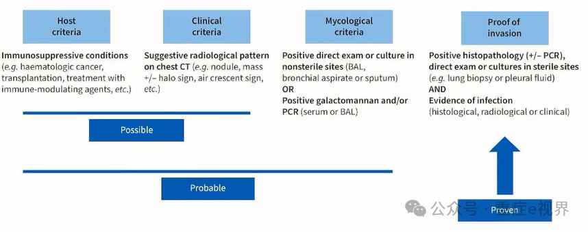 侵袭性肺曲霉病(IPA)诊断标准的比较_中大医院黄英姿
