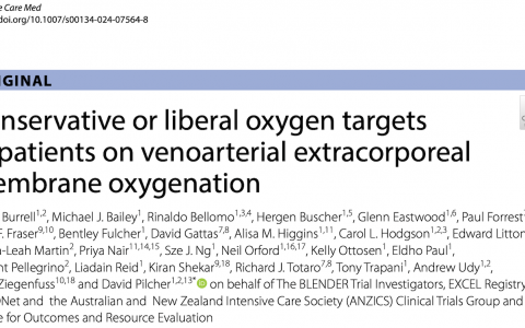 ICM:VA-ECMO患者的保守或自由氧合目标