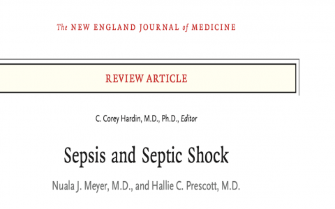 NEJM:脓毒症和脓毒性休克