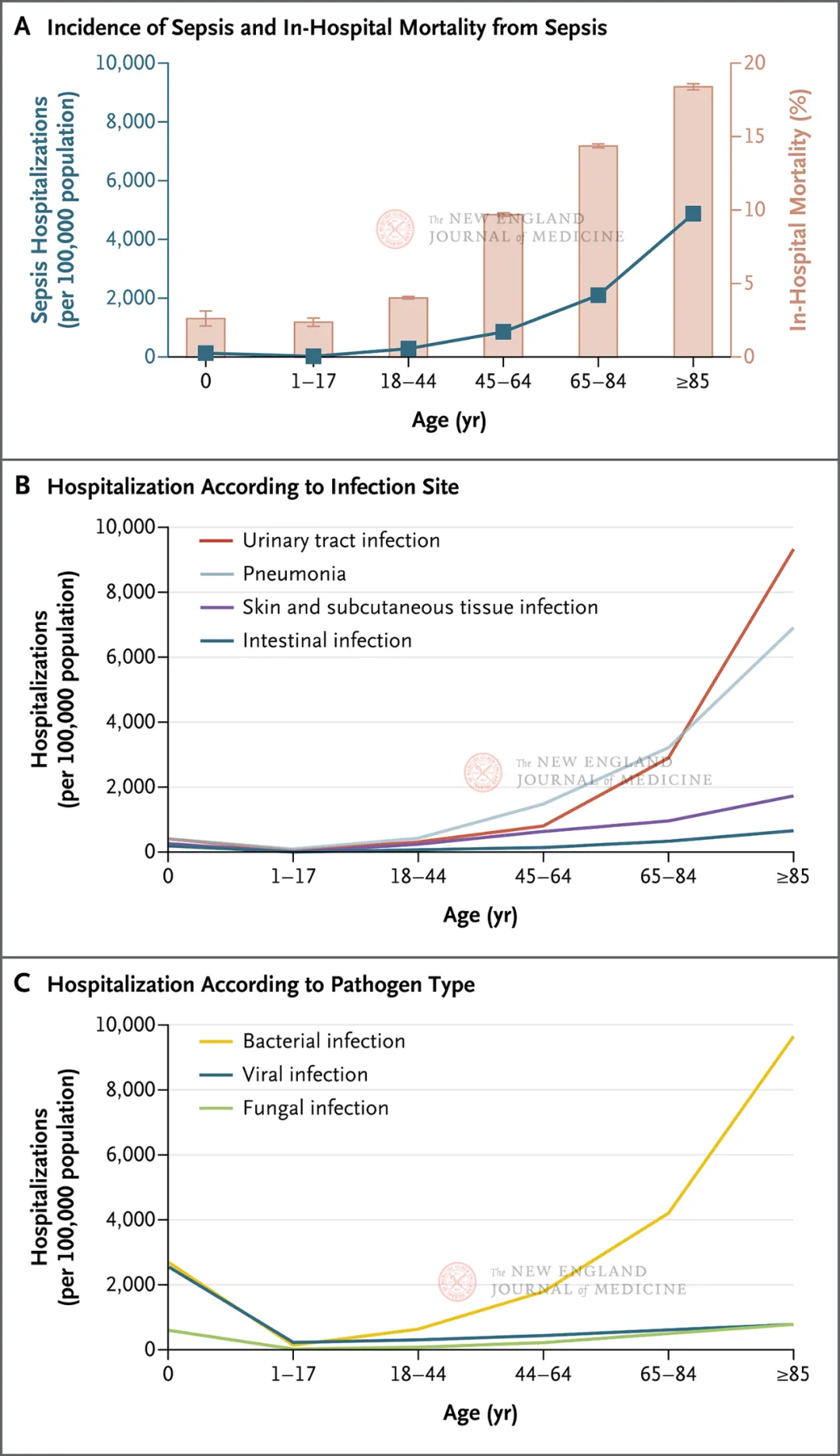 NEJM综述：脓毒症和感染性休克