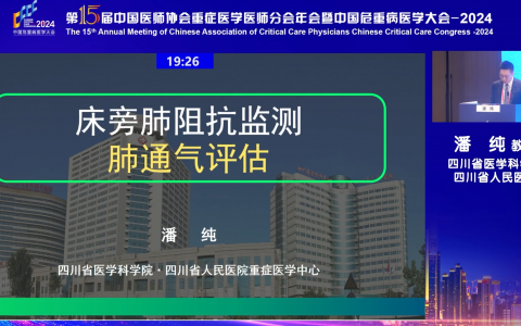 床旁肺阻抗检测肺通气评估-潘纯