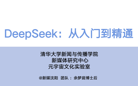 火出圈的DeepSeek：从入门到精通
