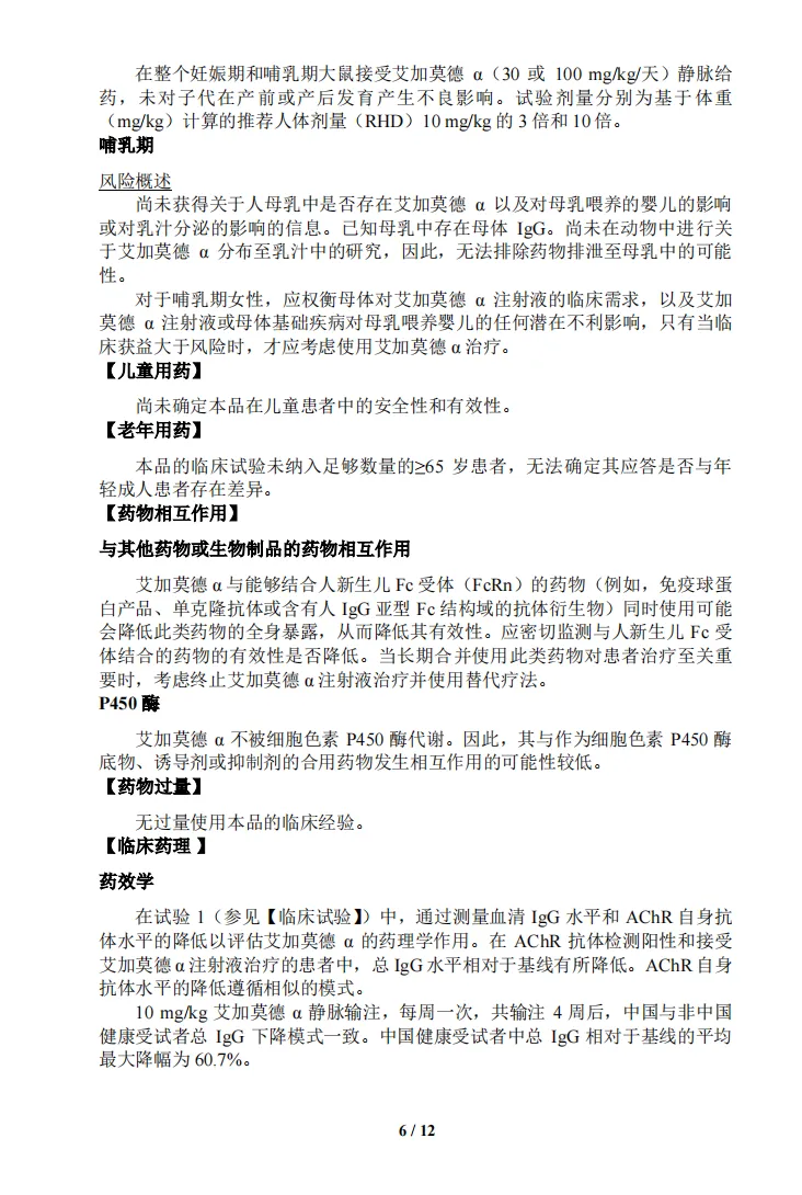 艾加莫德α注射液