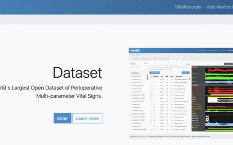 麻醉数据库：vitaldb