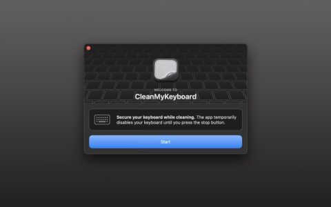 Mac软件：CleanMyKeyboard