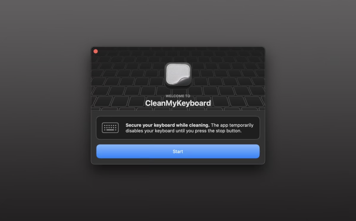 Mac软件：CleanMyKeyboard