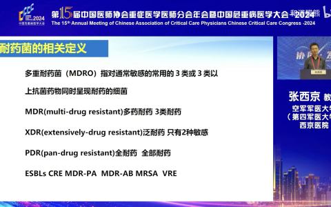 ICU患者CRO感染的诊治-张西京
