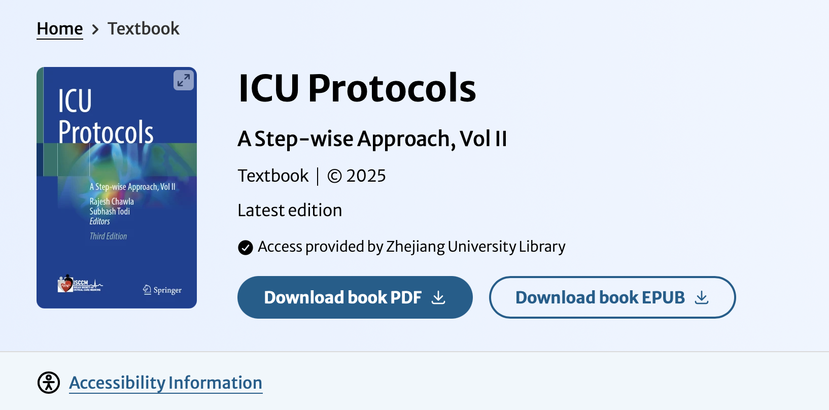 书籍分享：ICU Protocols（2025）