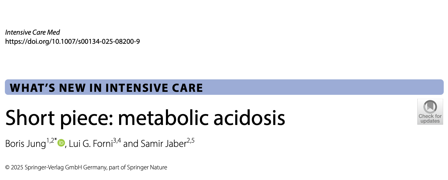 ICM：代谢性酸中毒