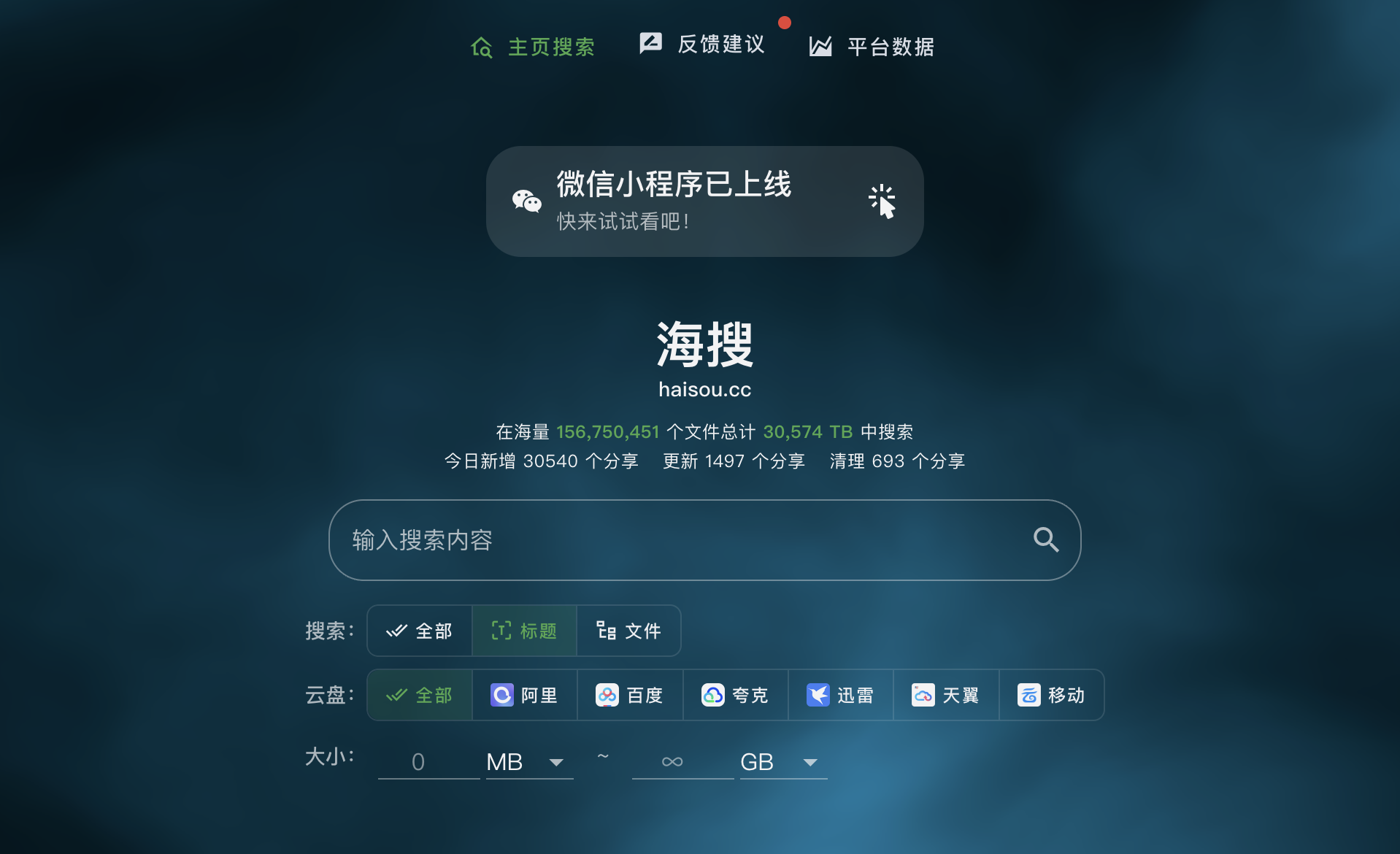 一个网络资源搜索引擎