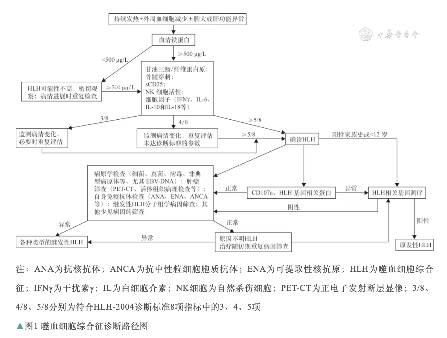中国噬血细胞综合征诊断