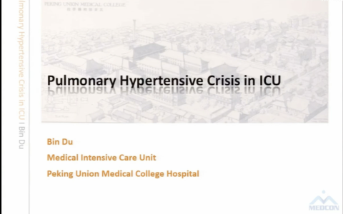 肺动脉高压危象-协和杜斌
