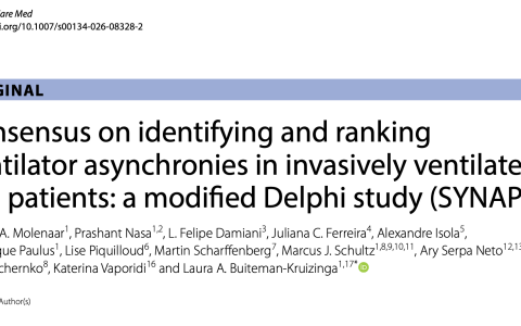 ICM:SYNAPsE的国际德尔菲研究：有创通气人-机不同步识别和分级的共识