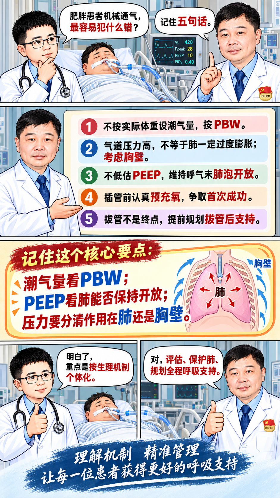 肥胖重症患者应该如何机械通气?