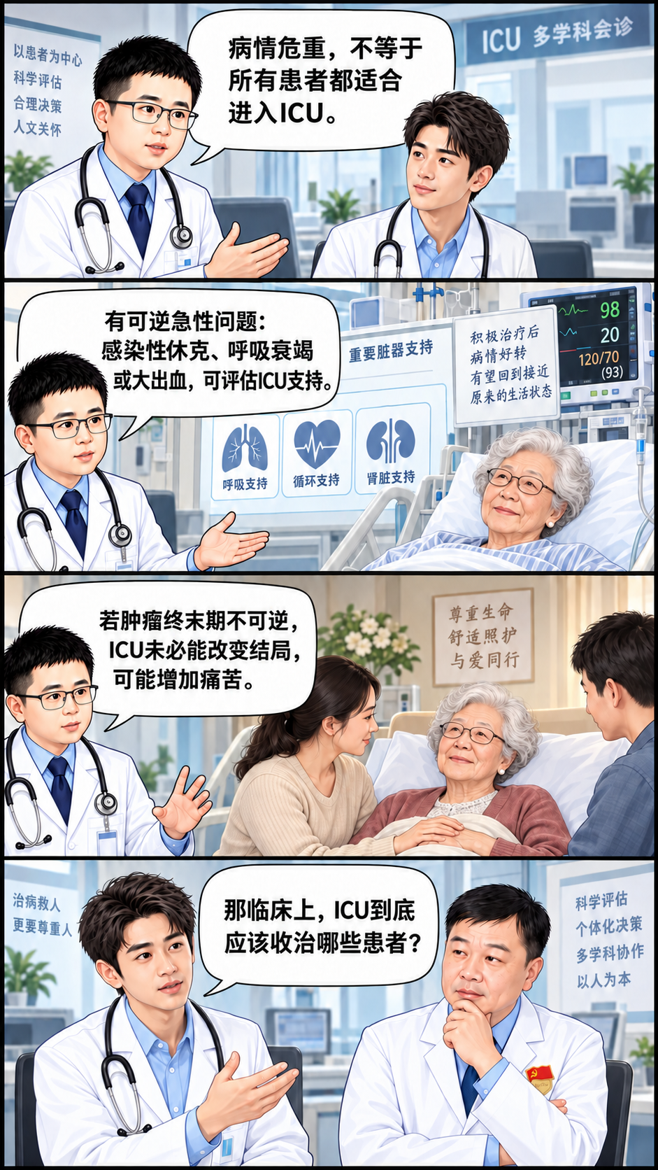 不是“快不行”就一定要进ICU