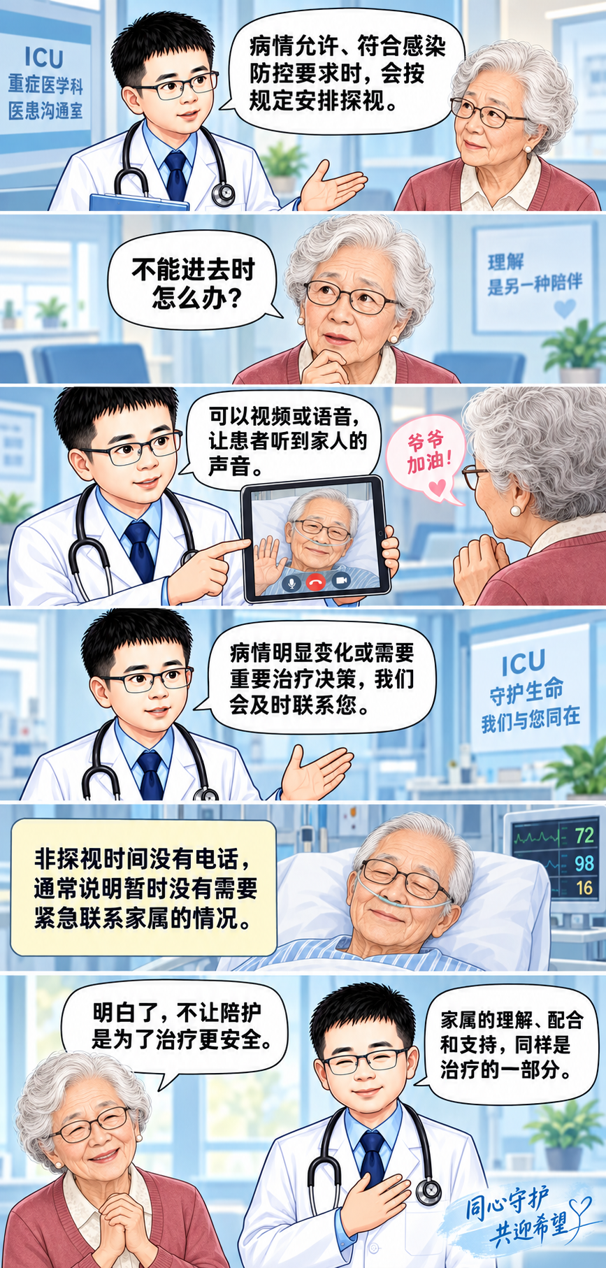 为什么ICU不允许家属陪护?