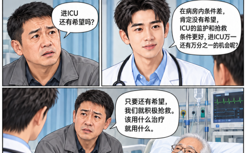 为什么家属一开始积极，ICU谈话后却犹豫了？
