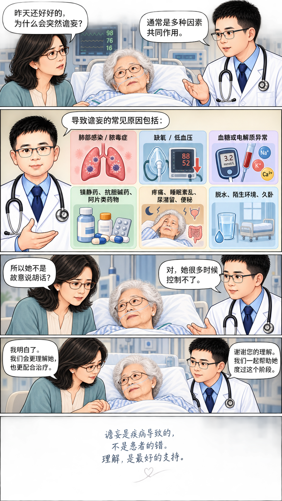 医生,她为什么一直在说胡话?
