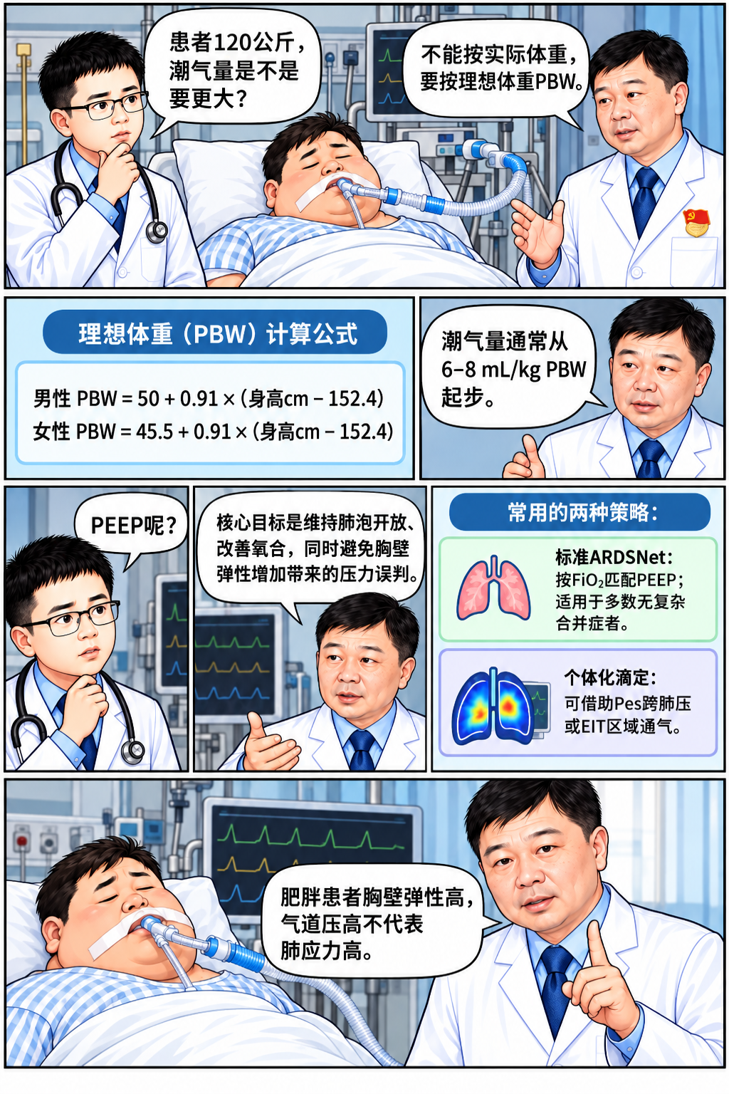 肥胖重症患者应该如何机械通气?