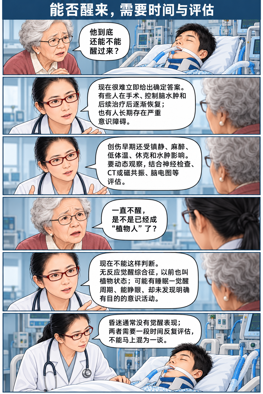 医生,患者还能醒过来吗?