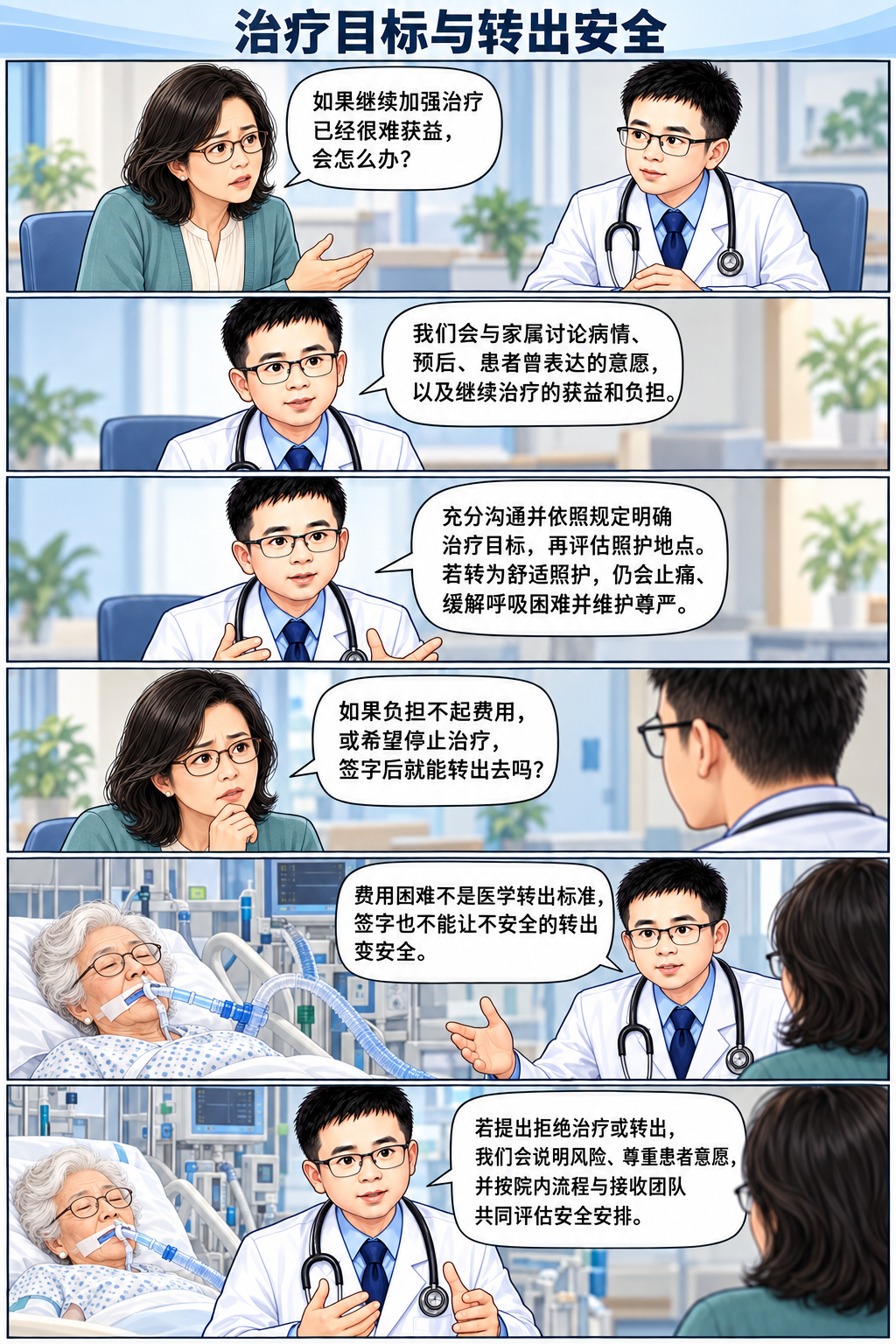 医生,我们什么时候能转出ICU?